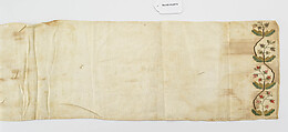 Sash, Silk; embroidered